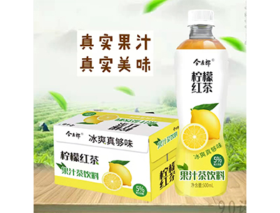 柠檬红茶果汁茶饮料500ml