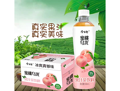 蜜桃乌龙果汁茶饮料500ml